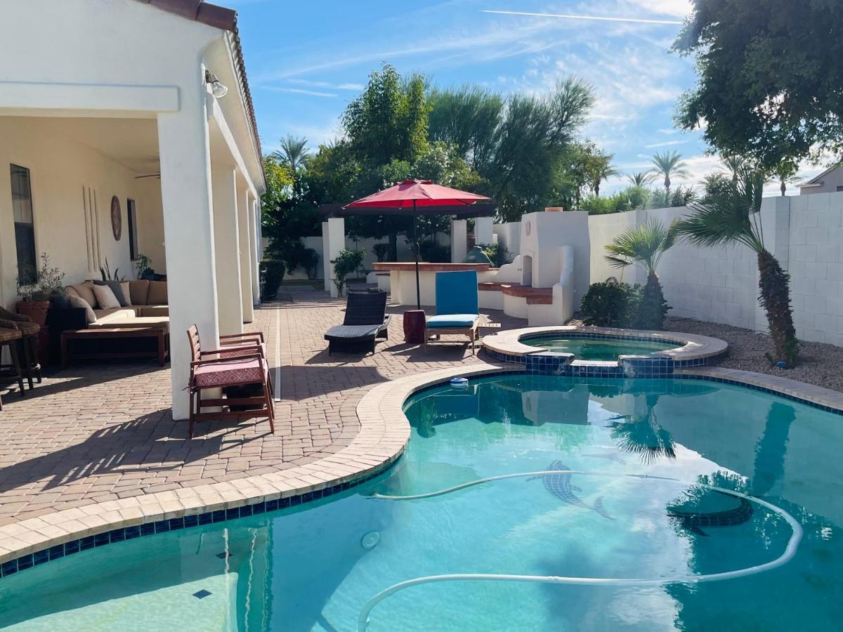 Beautiful Private Casita/Guesthouse W/ Kitchen, Access To Pool/Spa Goodyear Luaran gambar